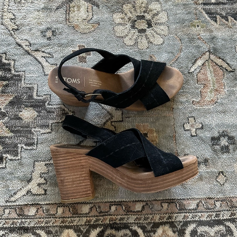 Tom’s Platform Sandal Heels